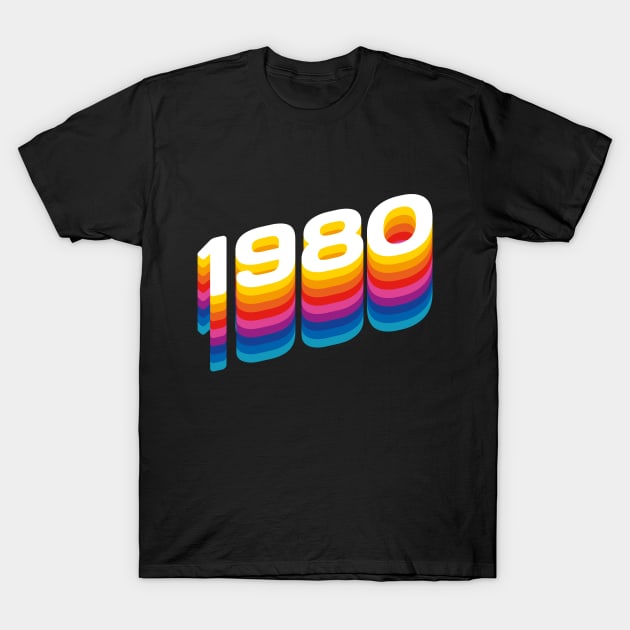 1980 T-Shirt by Jennifer